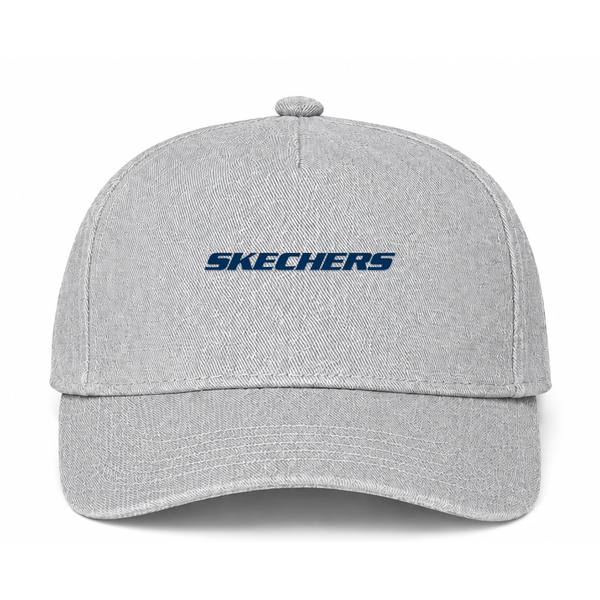 Skechers Logo Gray Dad Baseball Cap Hat
