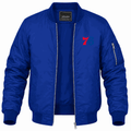 Men's Philadelphia 76ers Lightweight Bomber Jacket - Blue