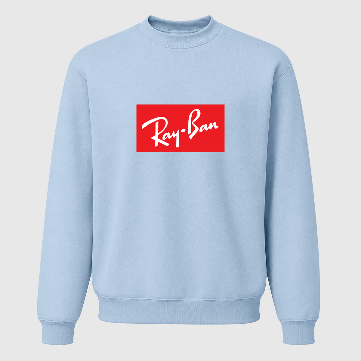 Men's Ray-Ban Crewneck Sweatshirt - Sky Blue