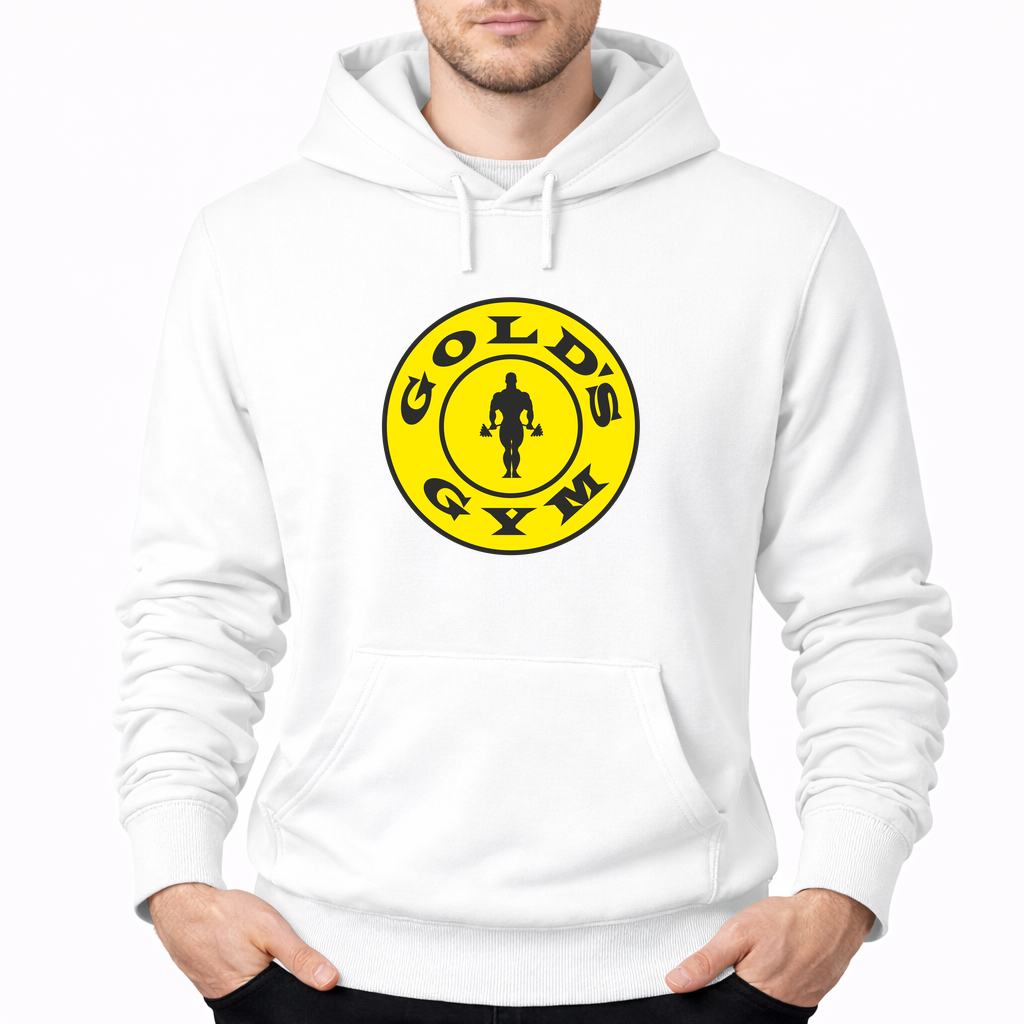 Men's Gold's Gym Pullover Hoodie - White