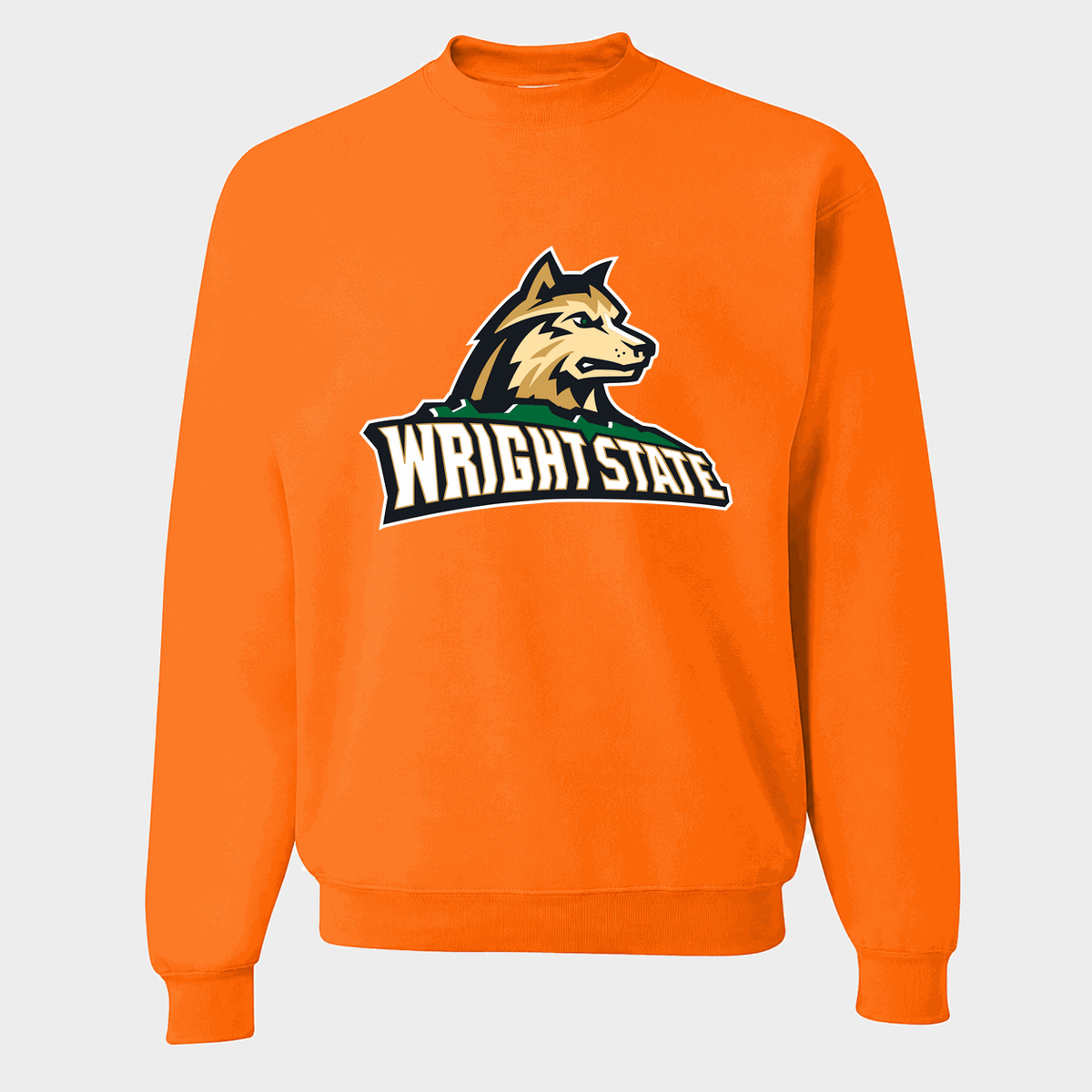 Men's Wright State Raiders Crewneck Sweatshirt - Orange