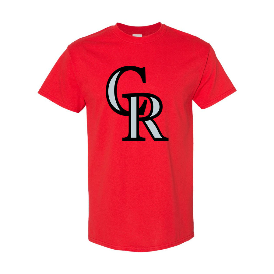 Youth's Colorado Rockies Cotton T-Shirt - Red