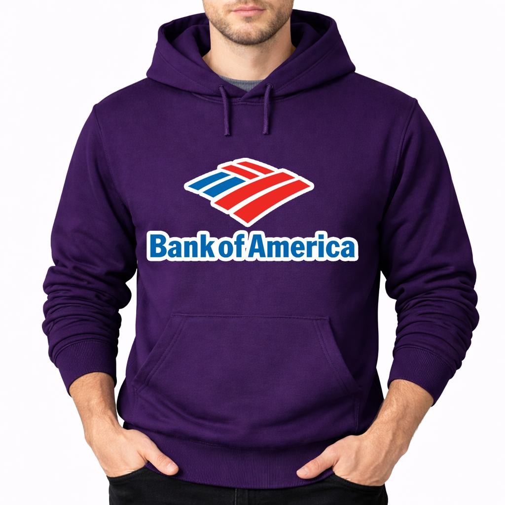 Men's Bank of America Pullover Hoodie - Purple