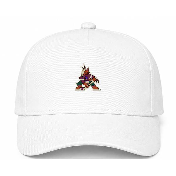 Arizona Coyotes NHL Logo White Dad Baseball Cap Hat