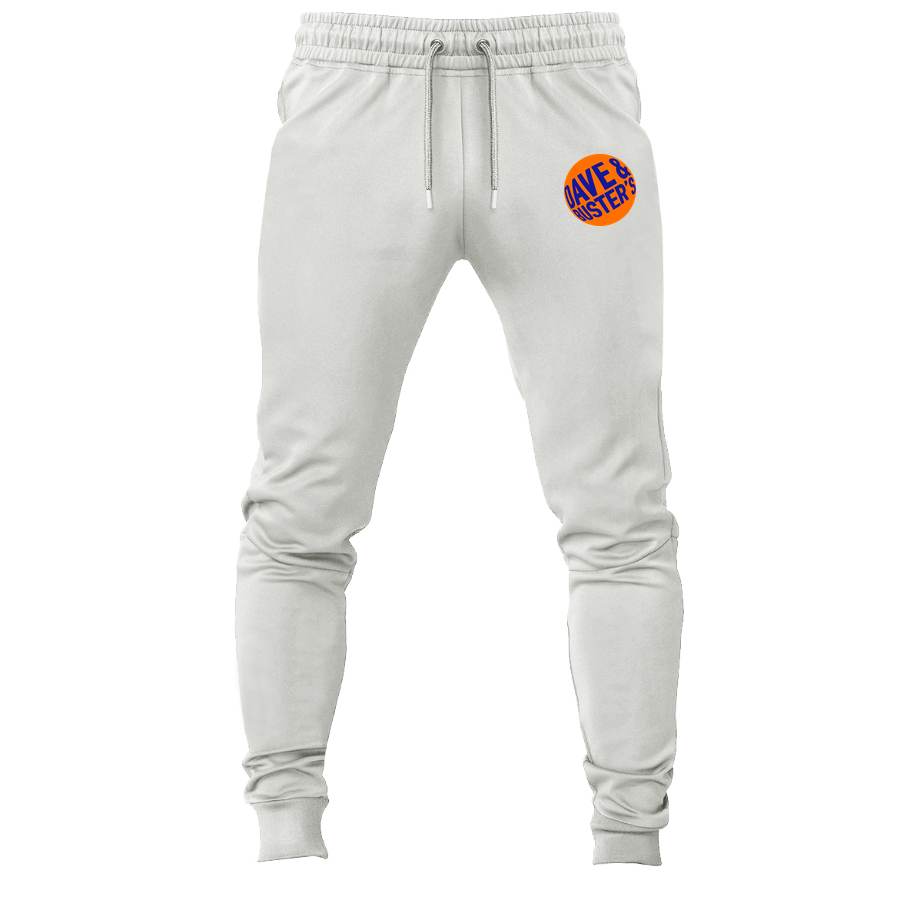 Dave & Buster'S joggers sweatpants - White