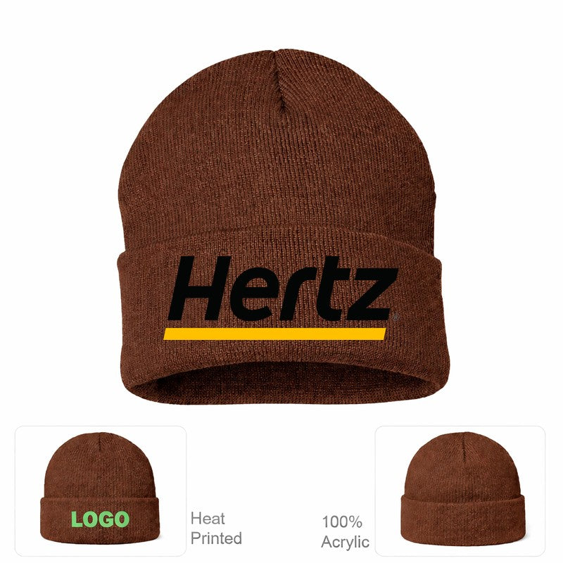Hertz Beanie Hat - Brown