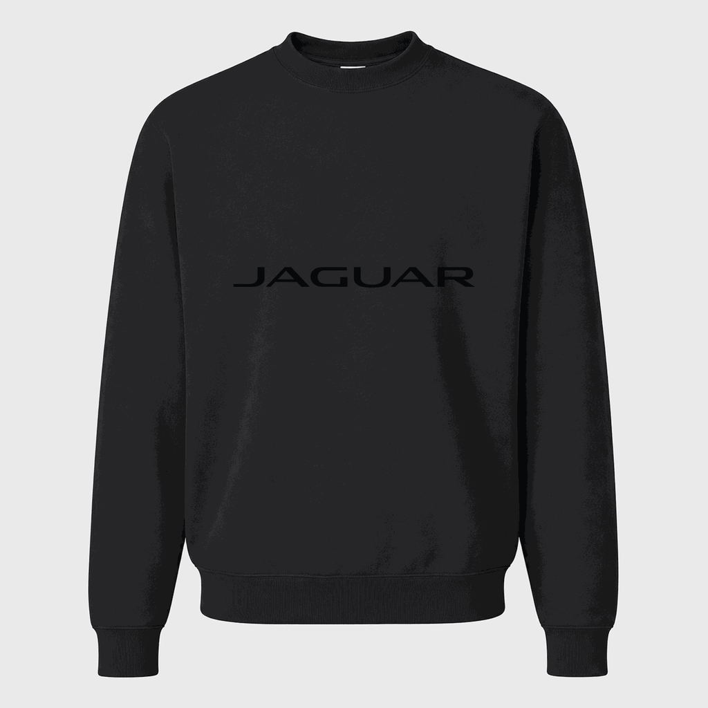 Men's Jaguar Racing Crewneck Sweatshirt - Black