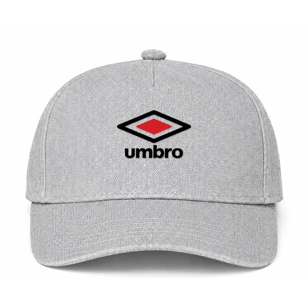 Umbro Logo Gray Dad Baseball Cap Hat