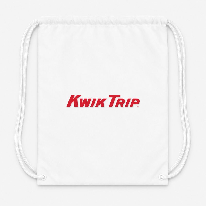 Kwik Trip Drawstring Bag - White