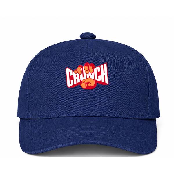 Crunch Fitness Logo Navy Dad Baseball Cap Hat