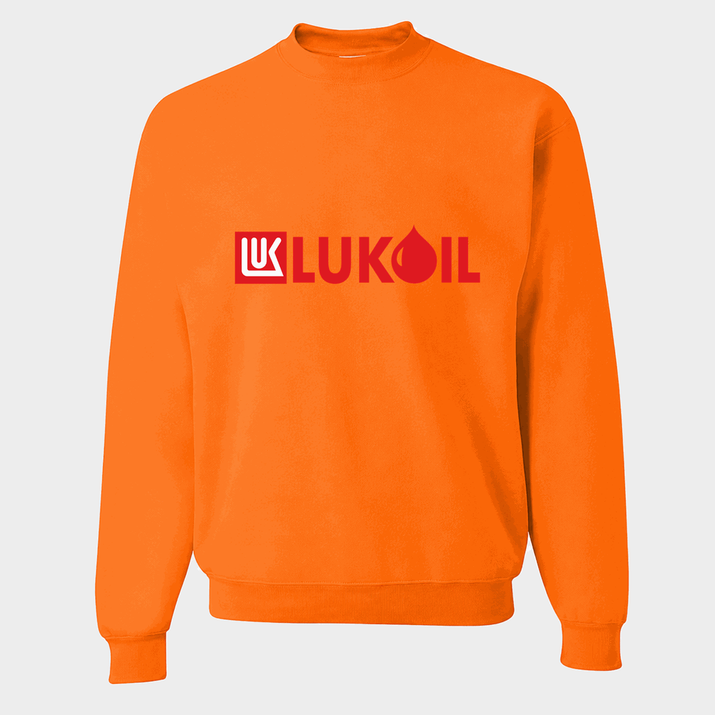 Men's Lukoil Crewneck Sweatshirt - Orange