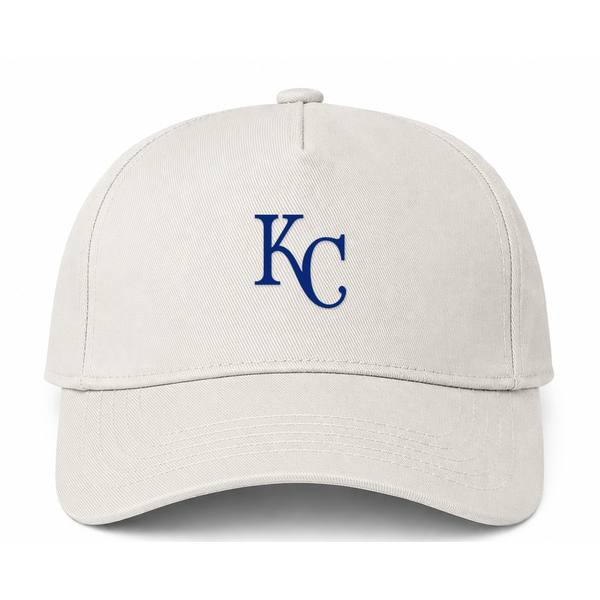 Kansas City Royals MLB Logo Beige Dad Baseball Cap Hat