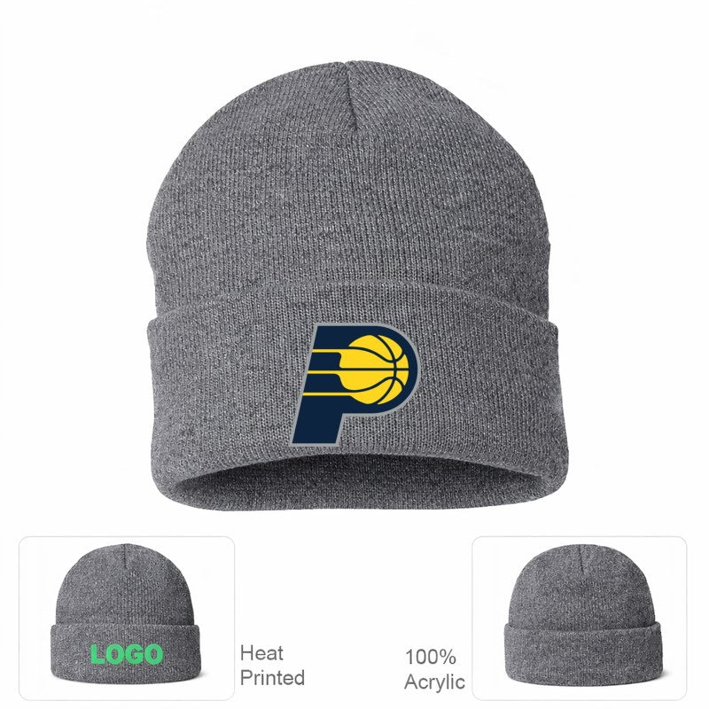 Indiana Pacers Grey Beanie Hat