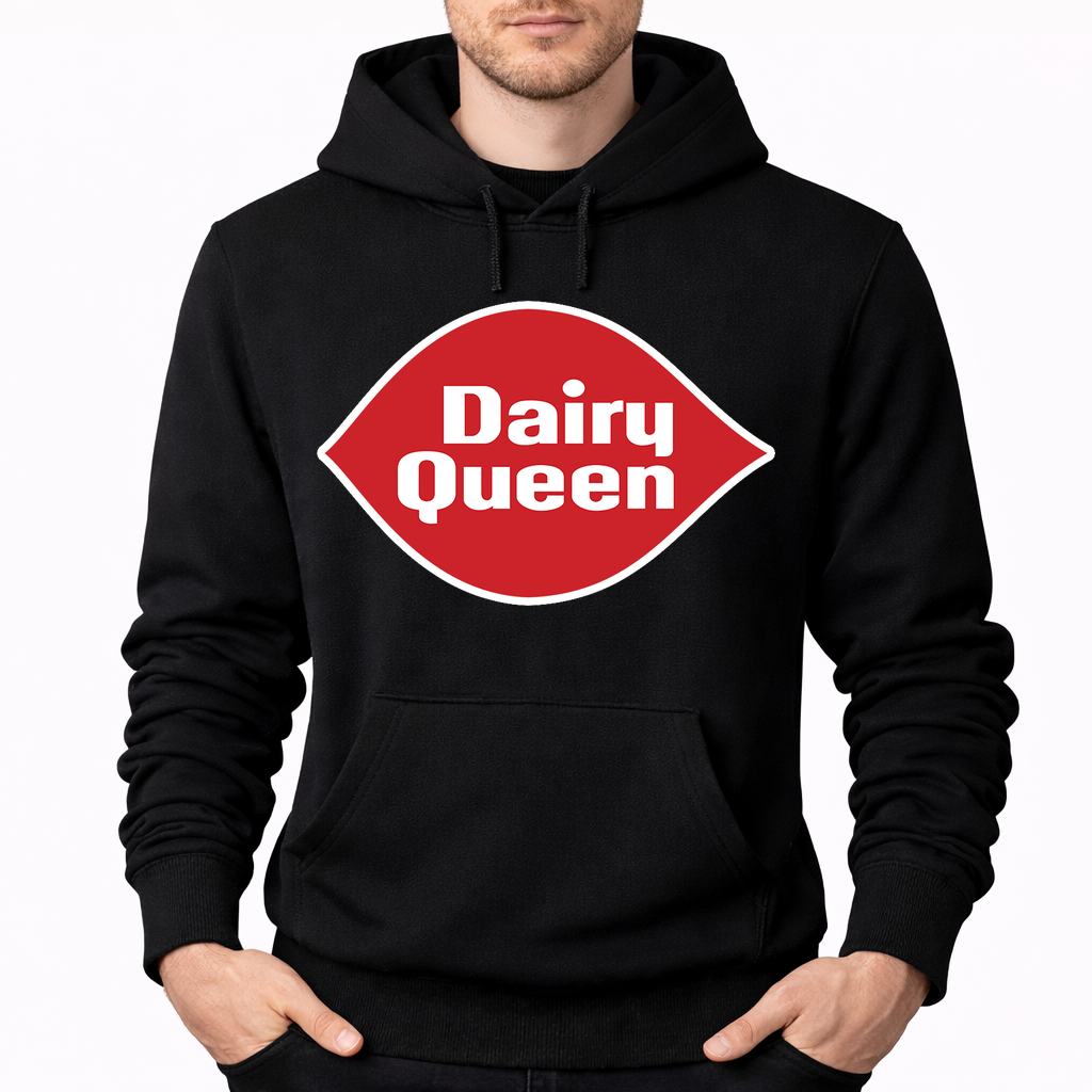 Men's Dairy Queen Pullover Hoodie - Black