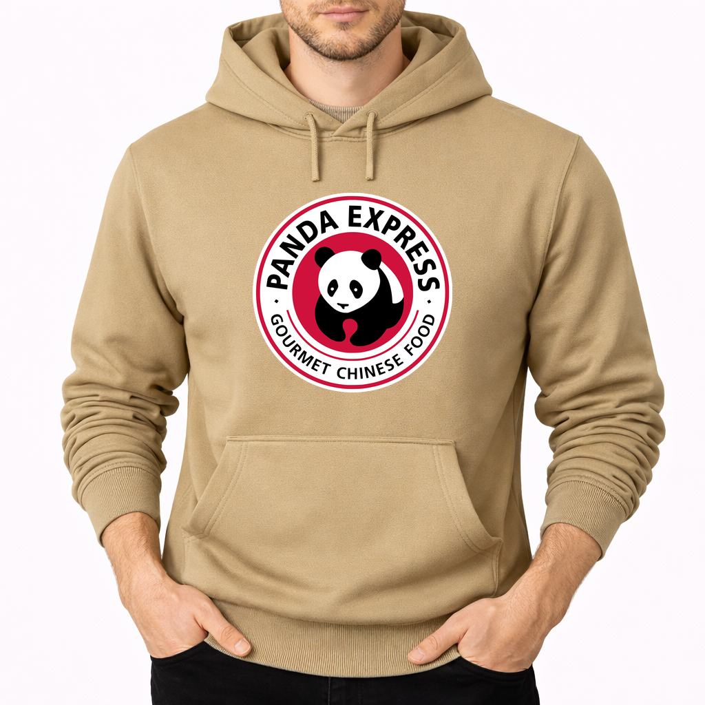 Men's Panda Express Pullover Hoodie - Tan