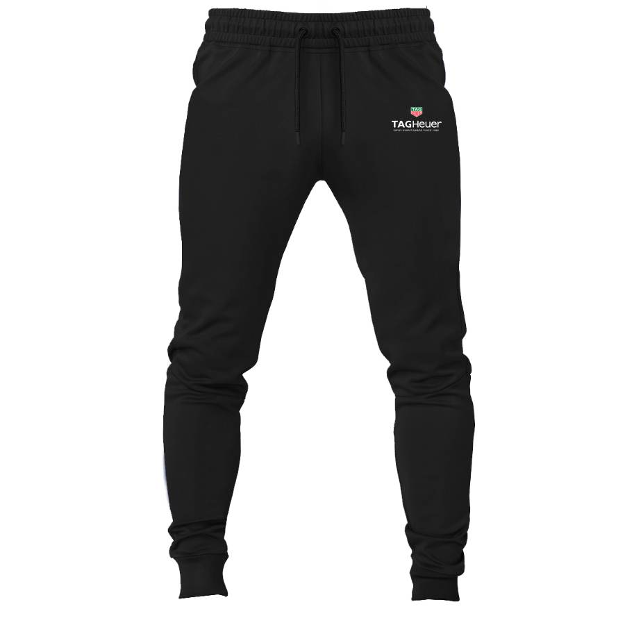 TAG Heuer White joggers sweatpants - Black