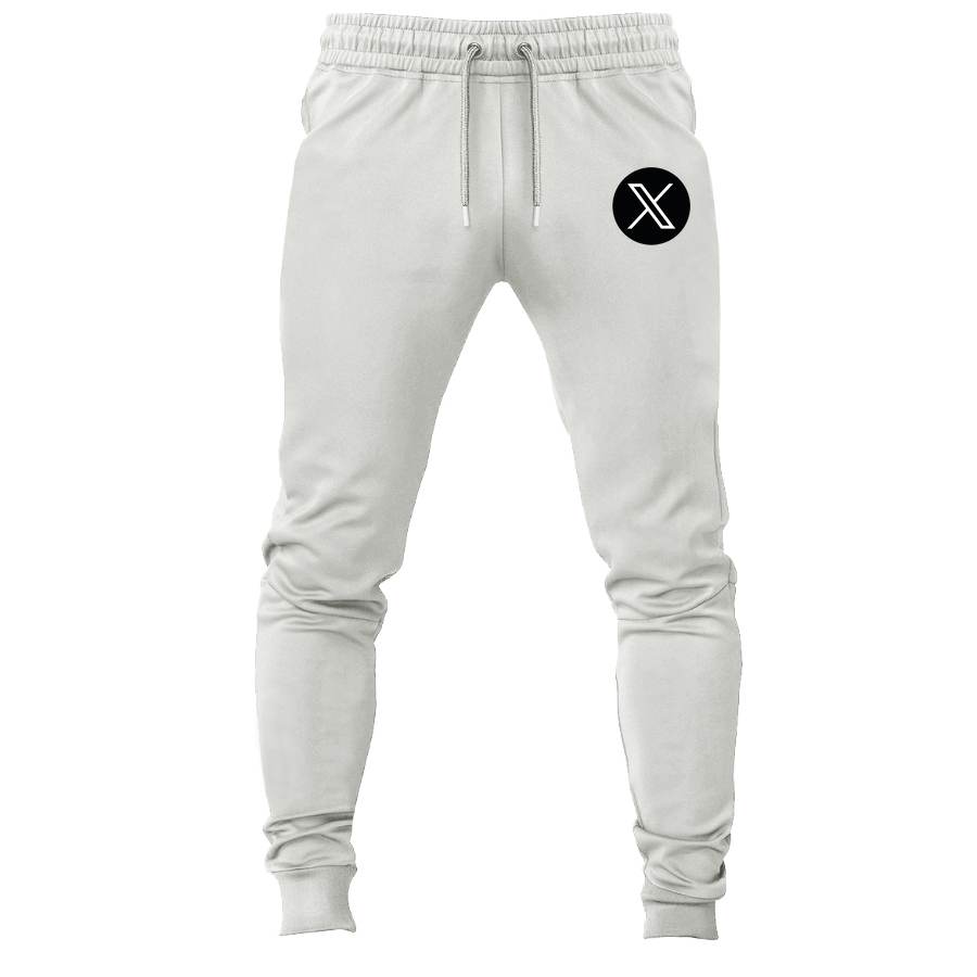 Twitter X joggers sweatpants - White