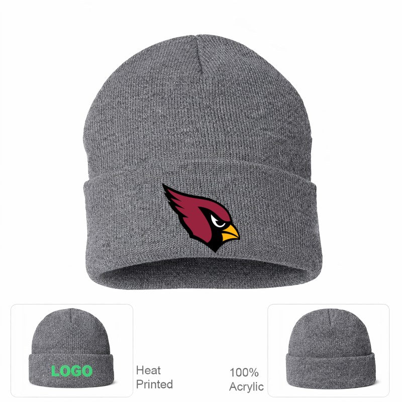 Arizona Cardinals Grey Beanie Hat