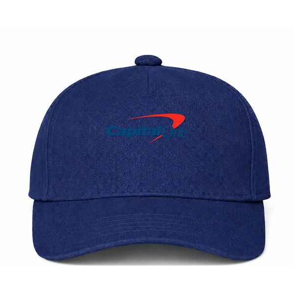 Capital One Logo Navy Dad Baseball Cap Hat