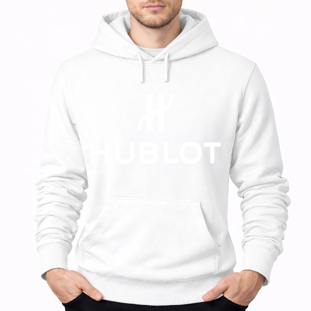 Men's Hublot White Pullover Hoodie - White