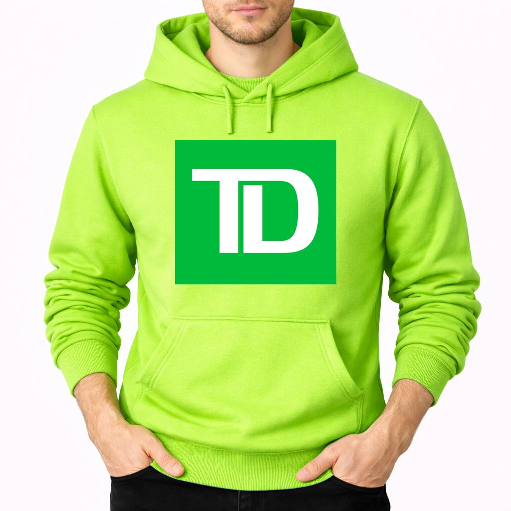 Men's TD Bank Pullover Hoodie - Lime green