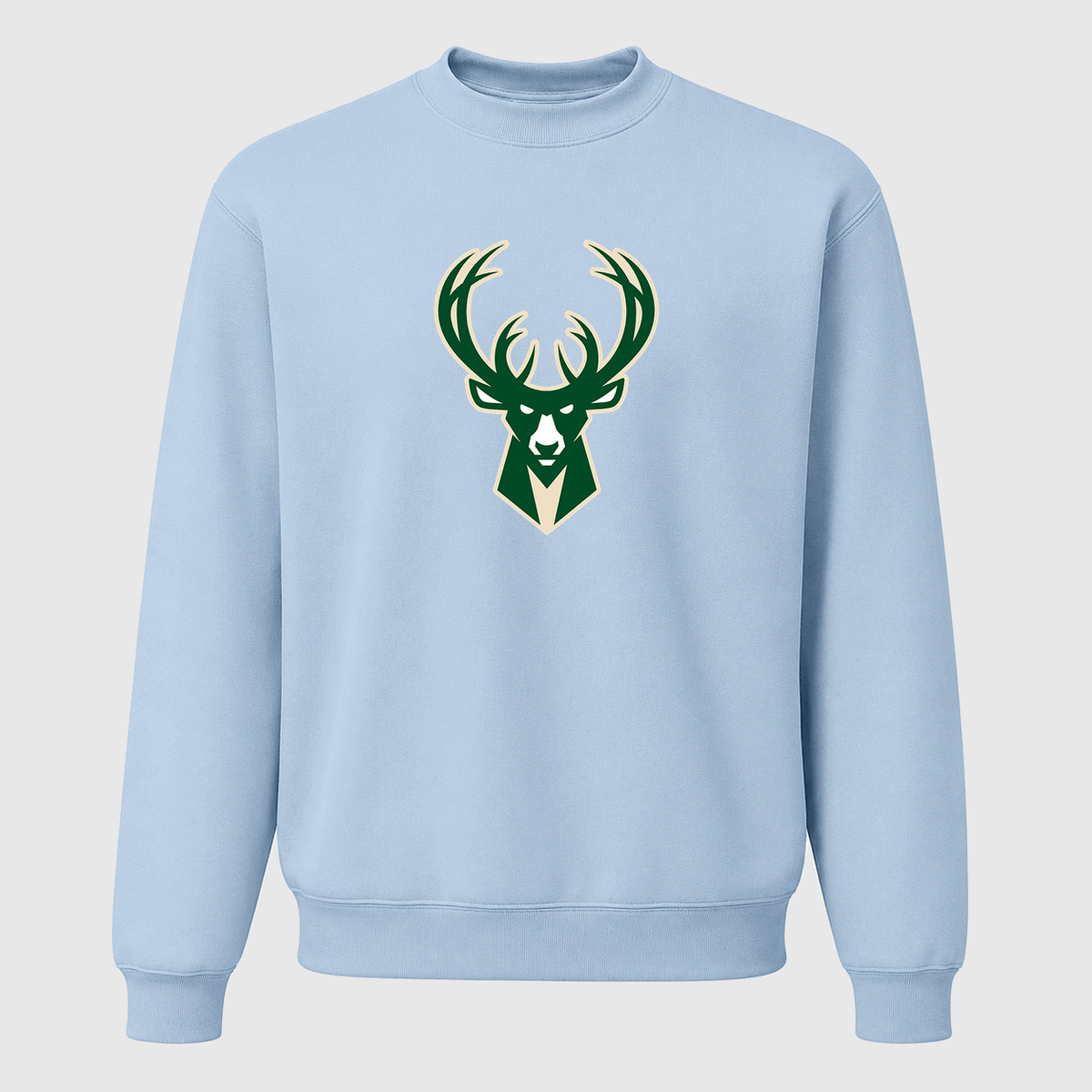 Men's Milwaukee Bucks Crewneck Sweatshirt - Sky Blue