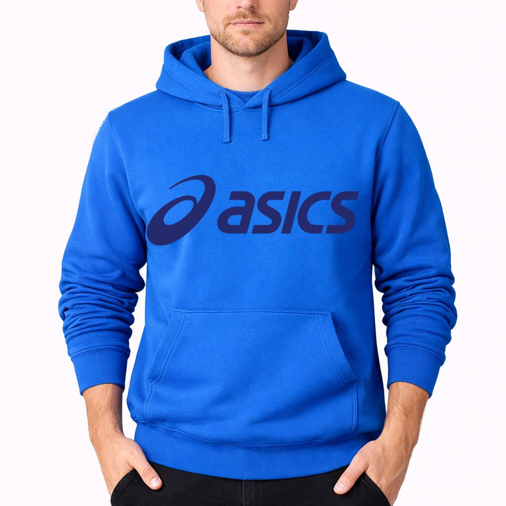 Men's Asics Pullover Hoodie - Azure
