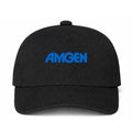 Amgen Logo Black Dad Baseball Cap Hat
