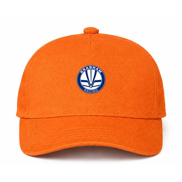 Brabham Racing Orange Dad Baseball Cap Hat