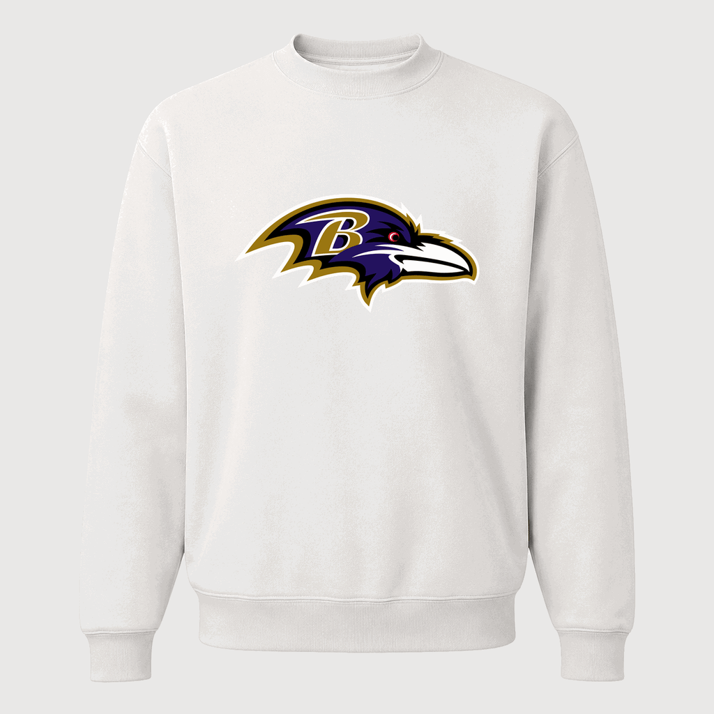 Men's Baltimore Ravens Crewneck Sweatshirt - White