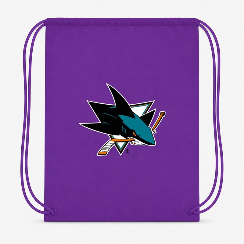 San Jose Sharks Drawstring Bag - Purple