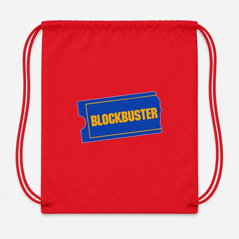 Blockbuster Drawstring Bag - Red