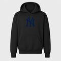 Youth New York Yankees Pullover Hoodie - Black