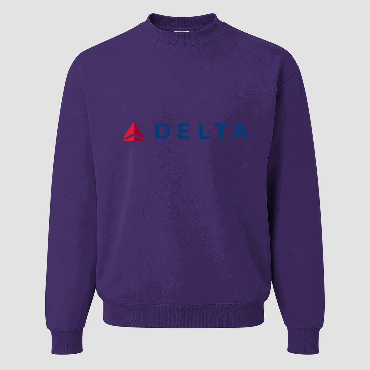 Men's Delta Air Lines Crewneck Sweatshirt - Purple
