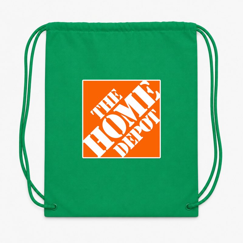The Home Depot Drawstring Bag - Green