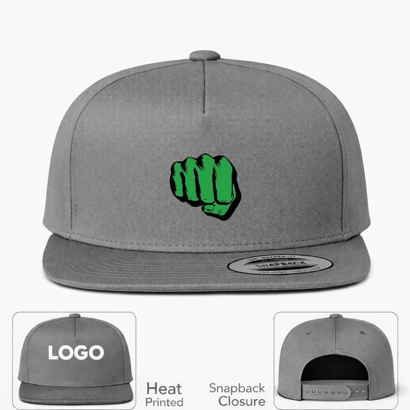 Hulk Punch Snapback Hat