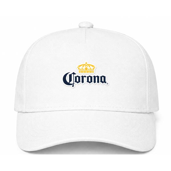 Corona Logo White Dad Baseball Cap Hat