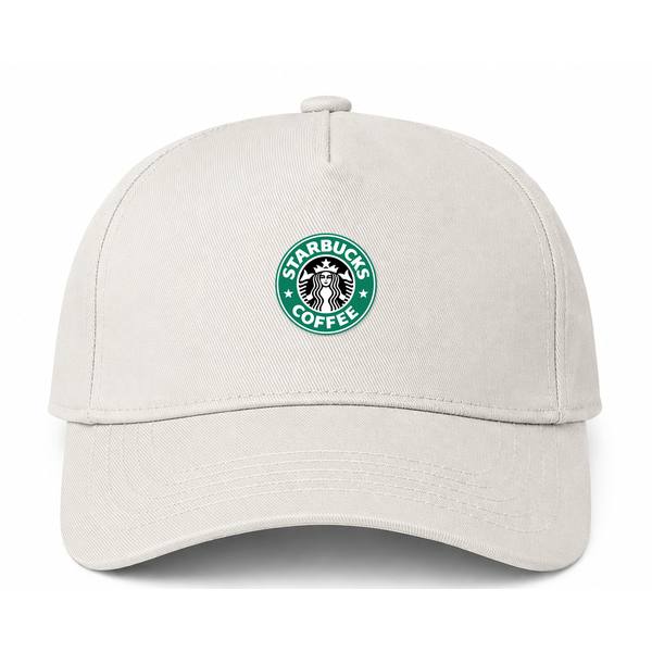 Starbucks Logo Beige Dad Baseball Cap Hat