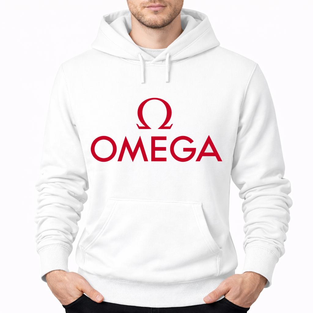 Men's Omega Pullover Hoodie - White