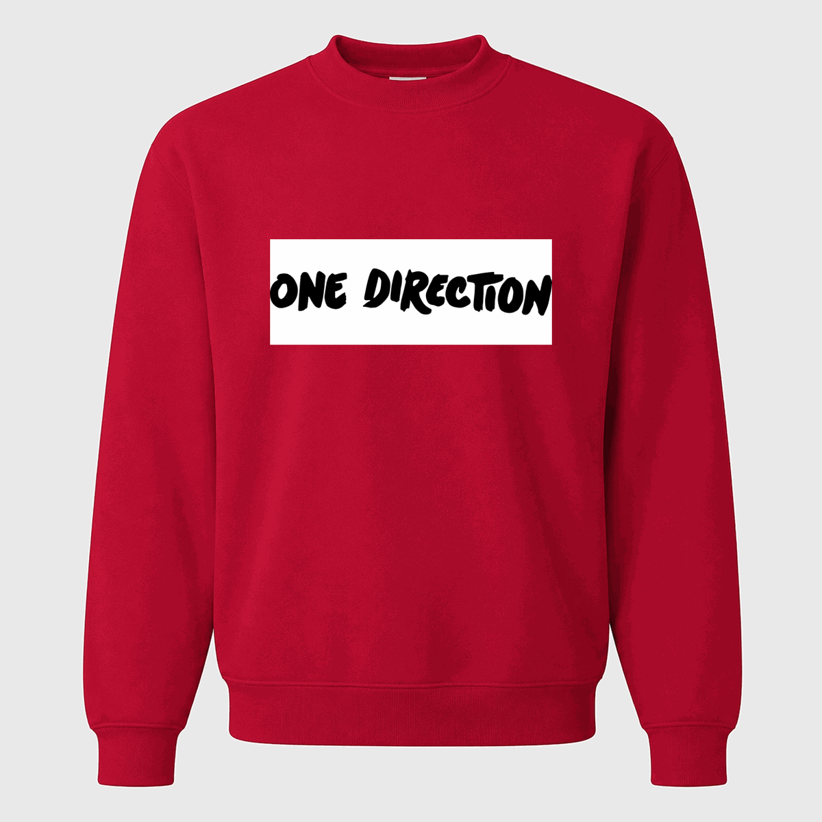 Men's One Direction Crewneck Sweatshirt - Red