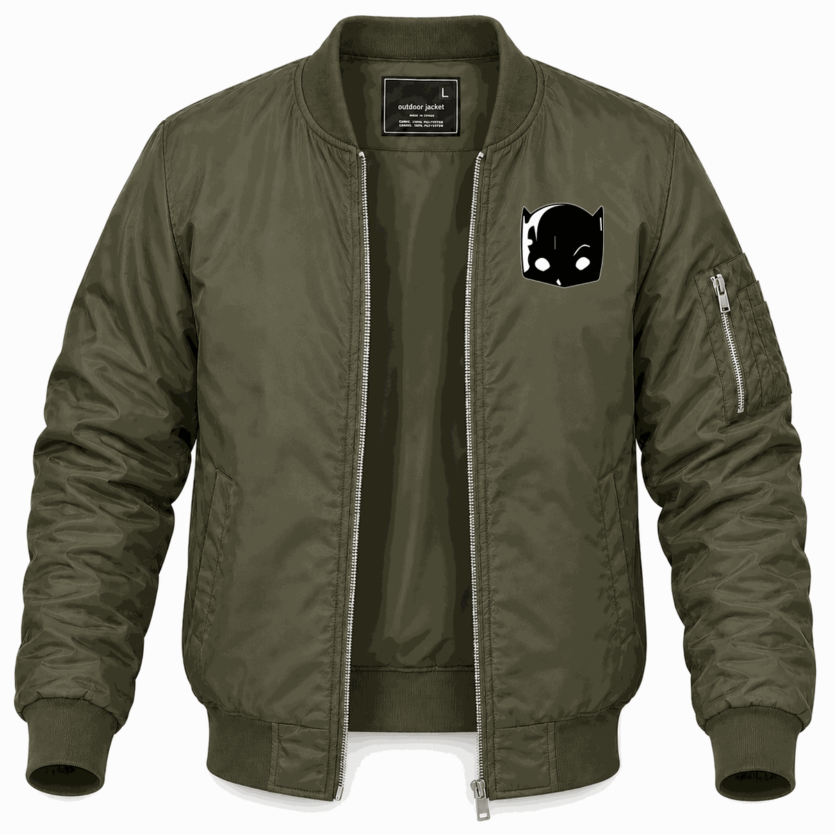 Men's Hellcat Lightweight Bomber Jacket - Army Green