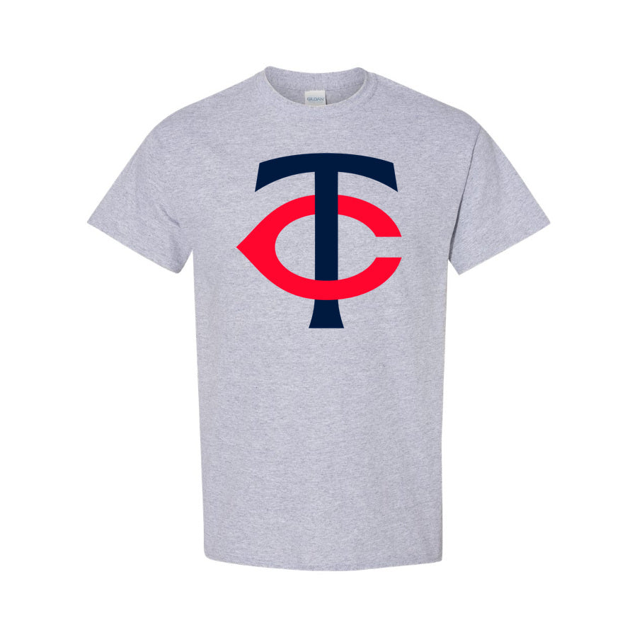 Men's Minnesota Twins Cotton T-Shirt - Gray