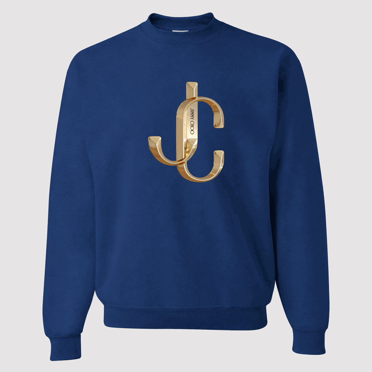 Men's Jimmy Choo Crewneck Sweatshirt - Blue