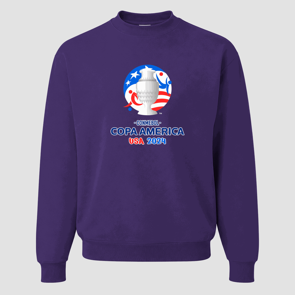 Men's Copa América 2024 Logo Crewneck Sweatshirt - Purple