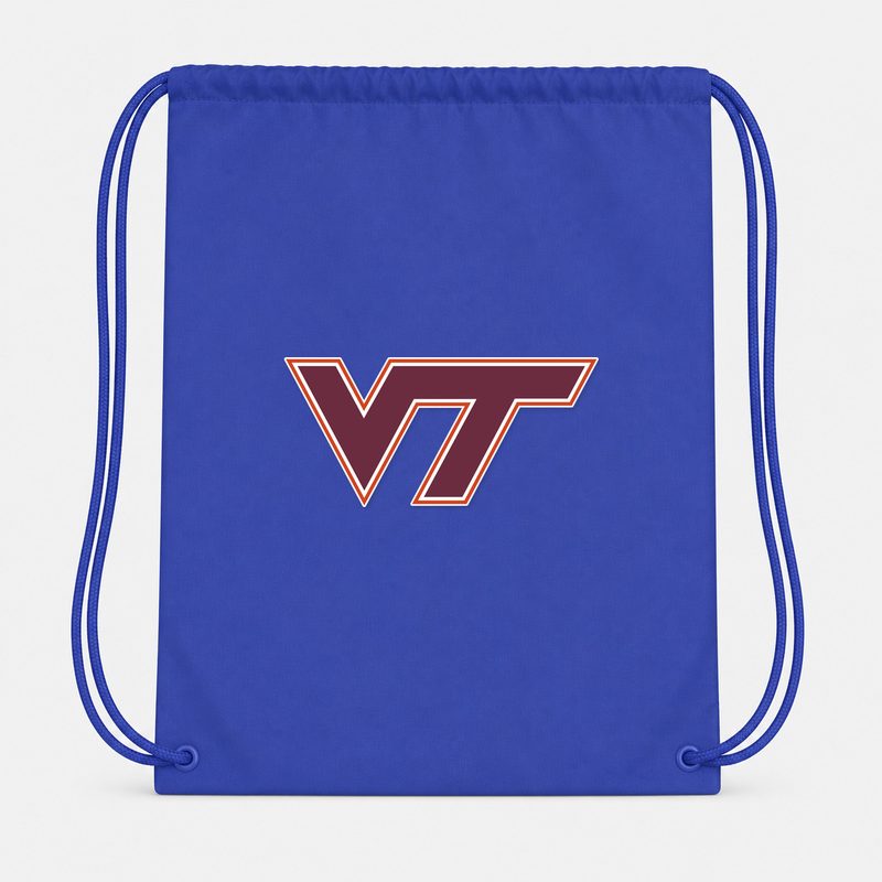 Virginia Tech Hokies Drawstring Bag - Blue
