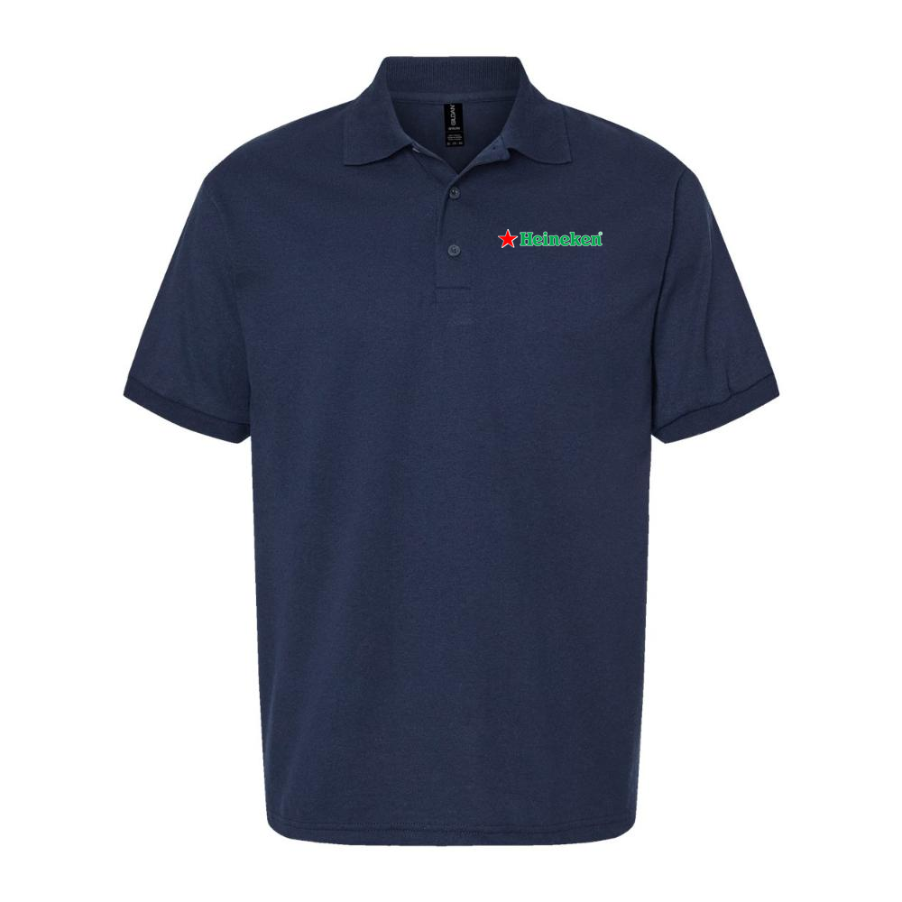 Men's Heineken Dry Blend Polo - Navy
