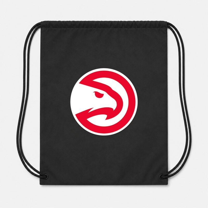 Atlanta Hawks Drawstring Bag - Black