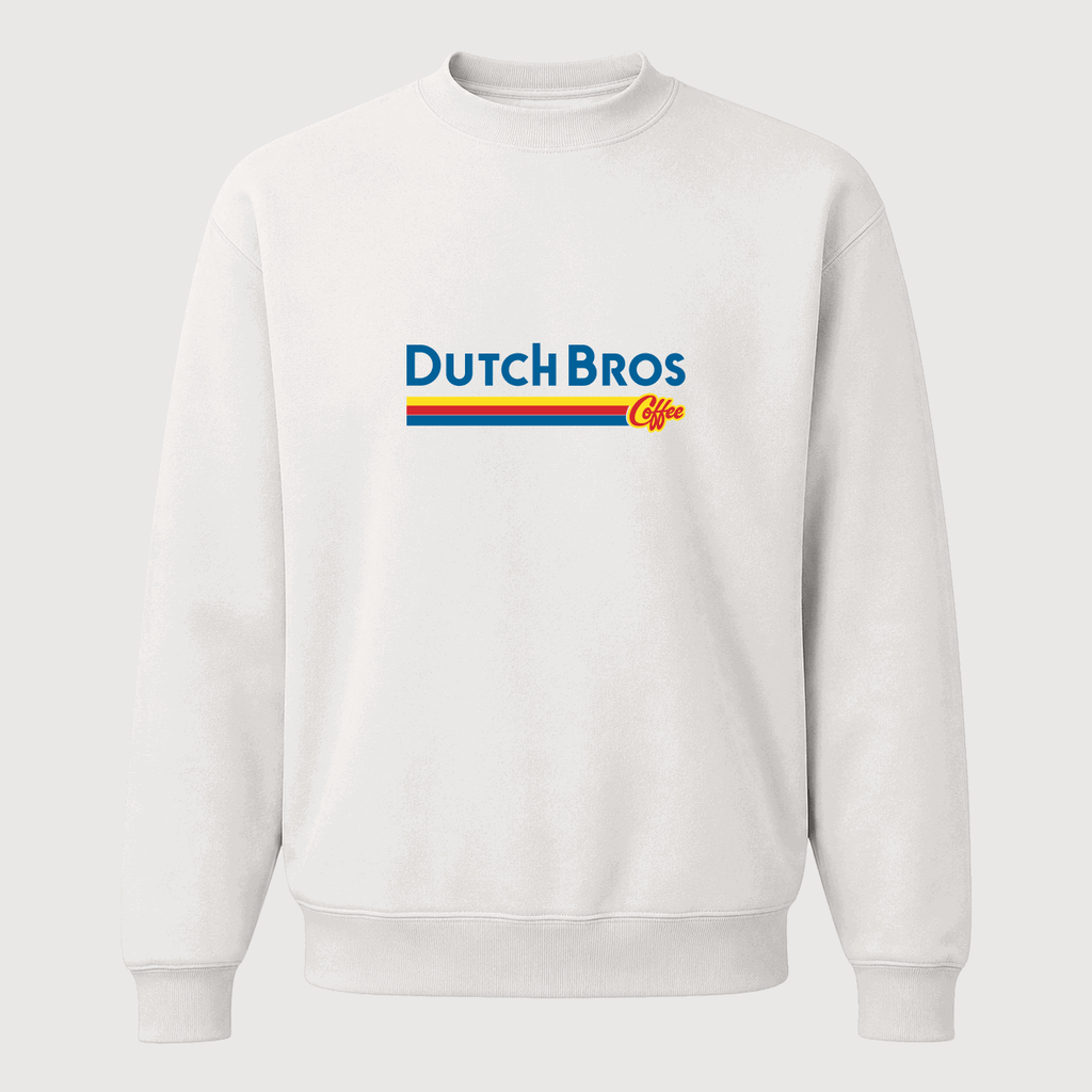 Men's Dutch Bros Coffee Crewneck Sweatshirt - White