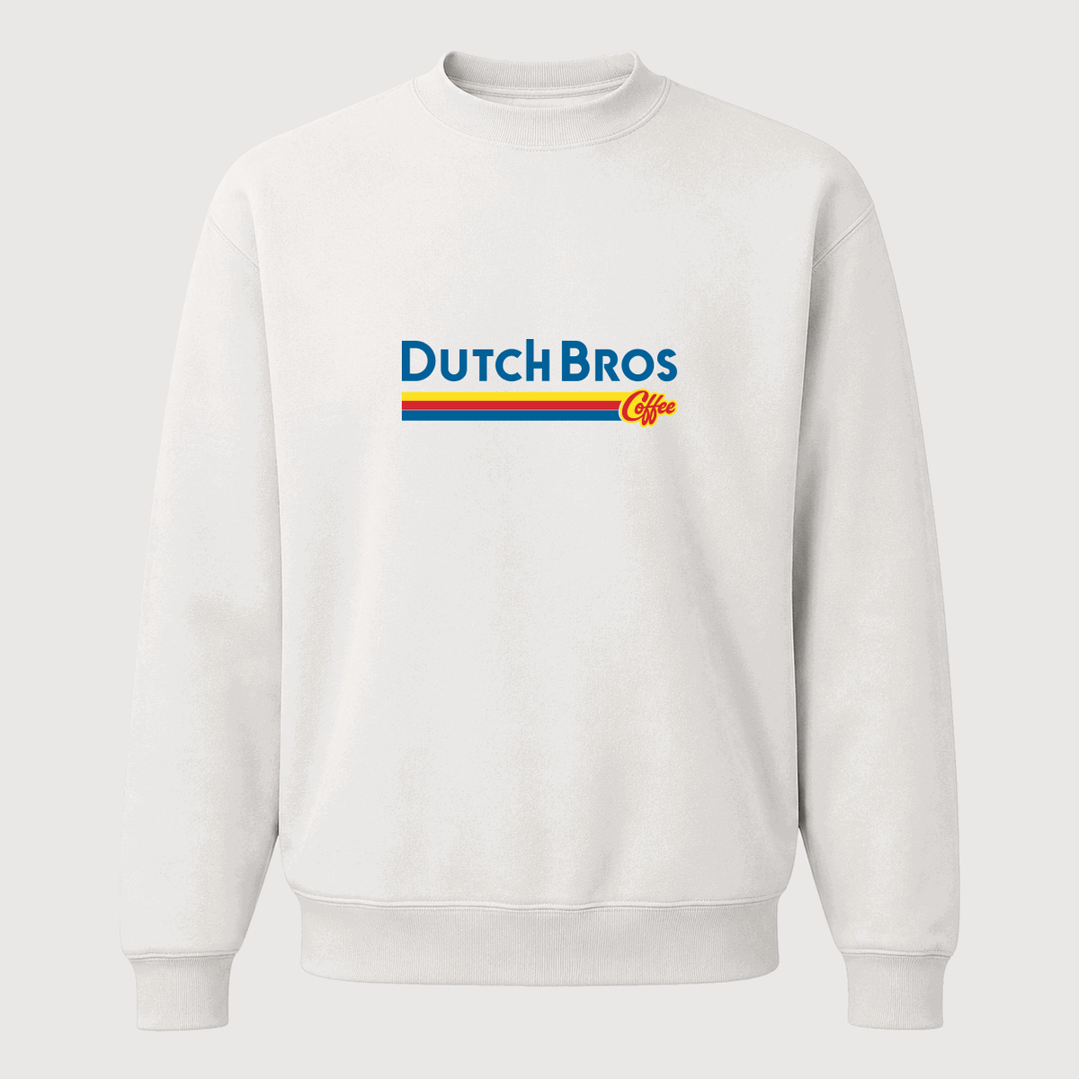 Men's Dutch Bros Coffee Crewneck Sweatshirt - White