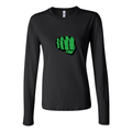 Women's Hulk Punch Long Sleeve T-Shirt - Black